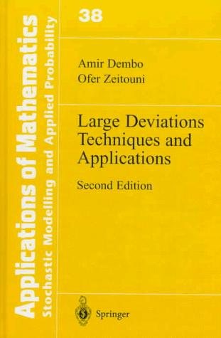 Couverture : Large deviations techniques and applications