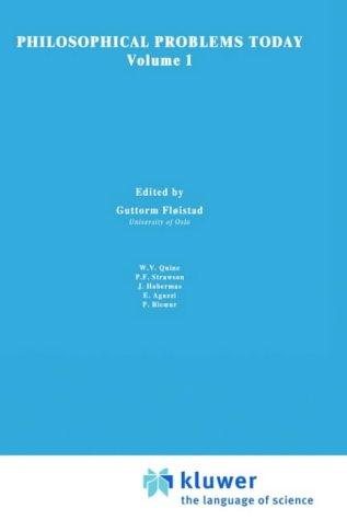 Couverture : Philosophical problems today =