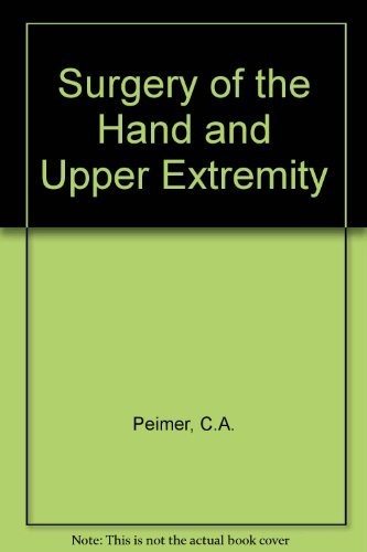 Couverture : Surgery of the hand and upper extremity