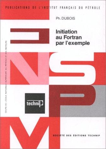 Couverture : Initiation au FORTRAN par l'exemple