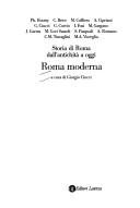 Couverture : Roma moderna