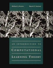Couverture : An introduction to computational learning theory