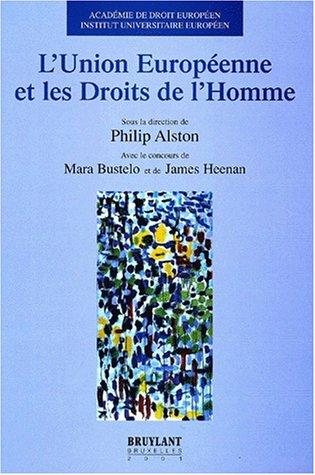 Couverture : L' union européenne et les droits de l'homme
