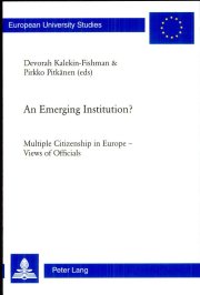 Couverture : An emerging institution?