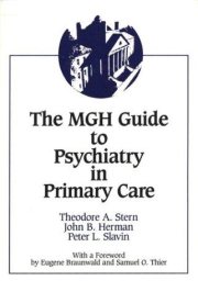 Couverture : MGH guide to psychiatry in primary care