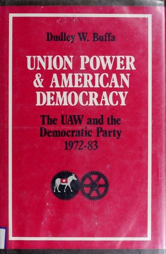 Couverture : Union power and American democracy