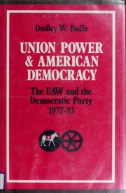 Couverture : Union power and American democracy