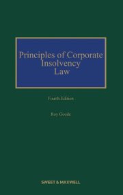 Couverture : Principles of corporate insolvency law