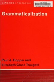 Couverture : Grammaticalization