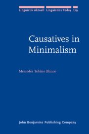 Couverture : Causatives in minimalism