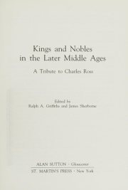 Couverture : Kings and nobles in the later Middle Ages
