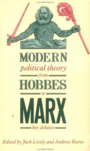 Couverture : Modern political theory from Hobbes to Marx