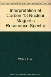 Couverture : Interpretation of carbon-13 NMR spectra.