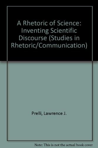 Couverture : A rhetoric of science