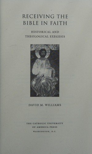 Couverture : Receiving the Bible in faith