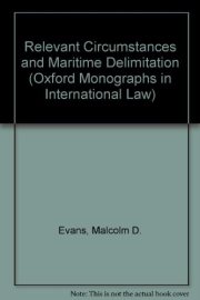 Couverture : Relevant circumstances and maritime delimitation