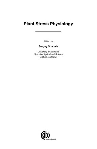 Couverture : Plant Stress Physiology