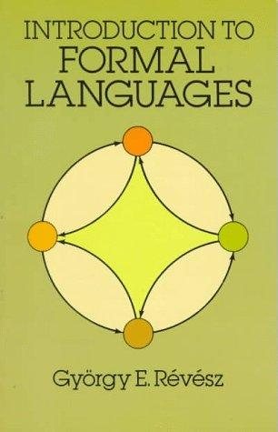Couverture : Introduction to formal languages