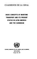 Couverture : Basic concepts of maritime transport and its present status in Latin America and the Caribbean.