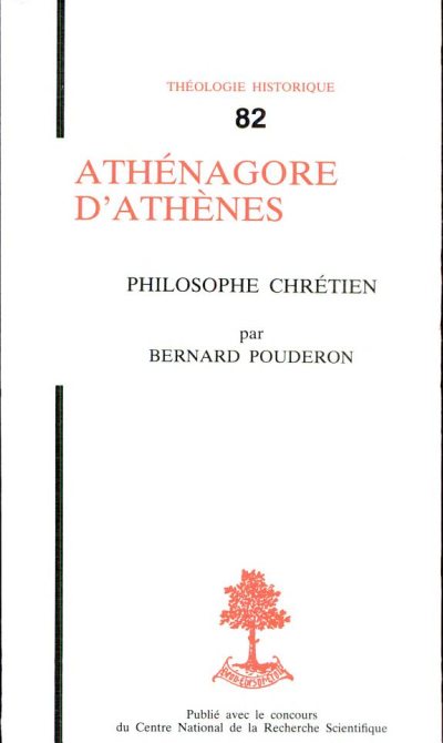 Couverture : Athénagore d'Athènes, philosophe chrétien