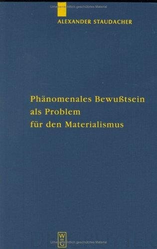 Couverture : Phänomenales Bewusstsein als Problem für den Materialismus