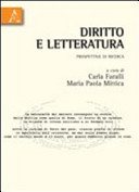 Couverture : Diritto e letteratura
