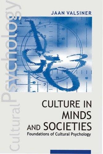 Couverture : Culture in Minds and Societies