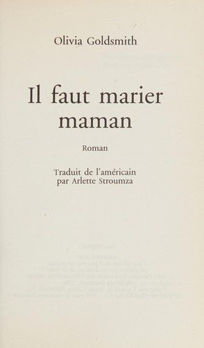 Couverture : Il faut marier maman
