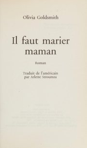 Couverture : Il faut marier maman