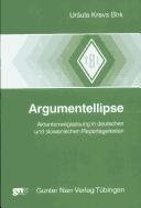 Couverture : Argumentellipse