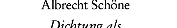 Couverture : Dichtung als verborgene Theologie