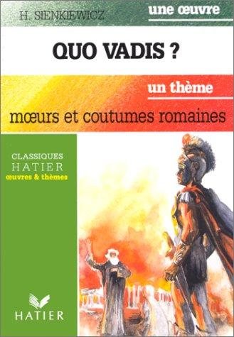 Couverture : Classiques Hatier, Âuvre & thÃ¨mes 