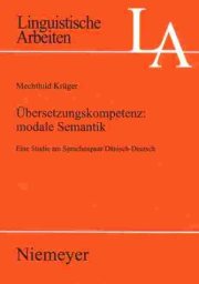 Couverture : Übersetzungskompetenz: modale Semantik