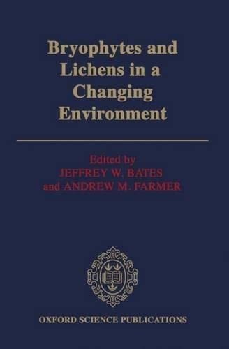 Couverture : Bryophytes and lichens in a changing environment