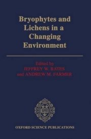 Couverture : Bryophytes and lichens in a changing environment