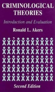Couverture : Criminological theories