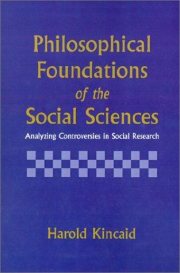Couverture : Philosophical foundations of the social sciences