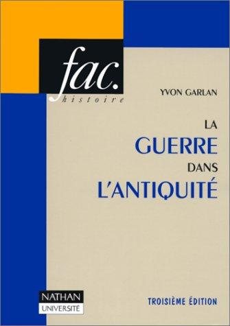 Couverture : La guerre dans l'Antiquité