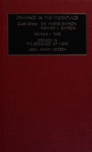 Couverture : Deviance in the workplace