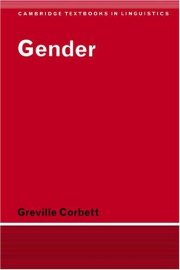 Couverture : Gender