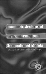 Couverture : Immunotoxicology of environmental and occupational metals