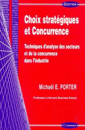 Couverture : Choix stratégique et concurrence