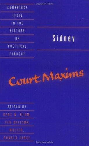 Couverture : Court maxims