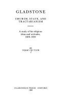 Couverture : Gladstone, church, state and Tractarianism
