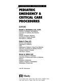 Couverture : Illustrated textbook of pediatric emergency & critical care procedures