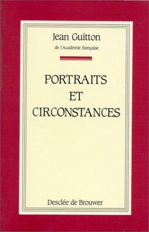 Couverture : Portraits et circonstances
