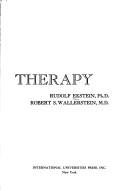 Couverture : The teaching and learning of psychotherapy