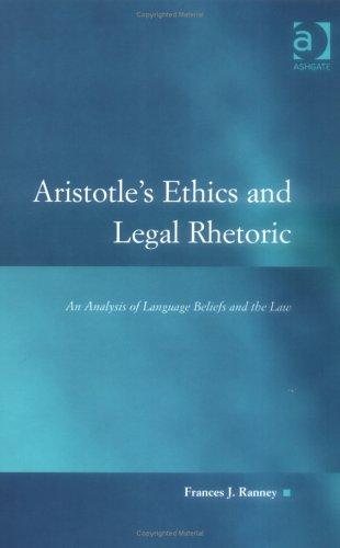 Couverture : Aristotle's ethics and legal rhetoric