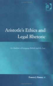 Couverture : Aristotle's ethics and legal rhetoric
