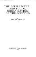 Couverture : The intellectual and social organization of the sciences